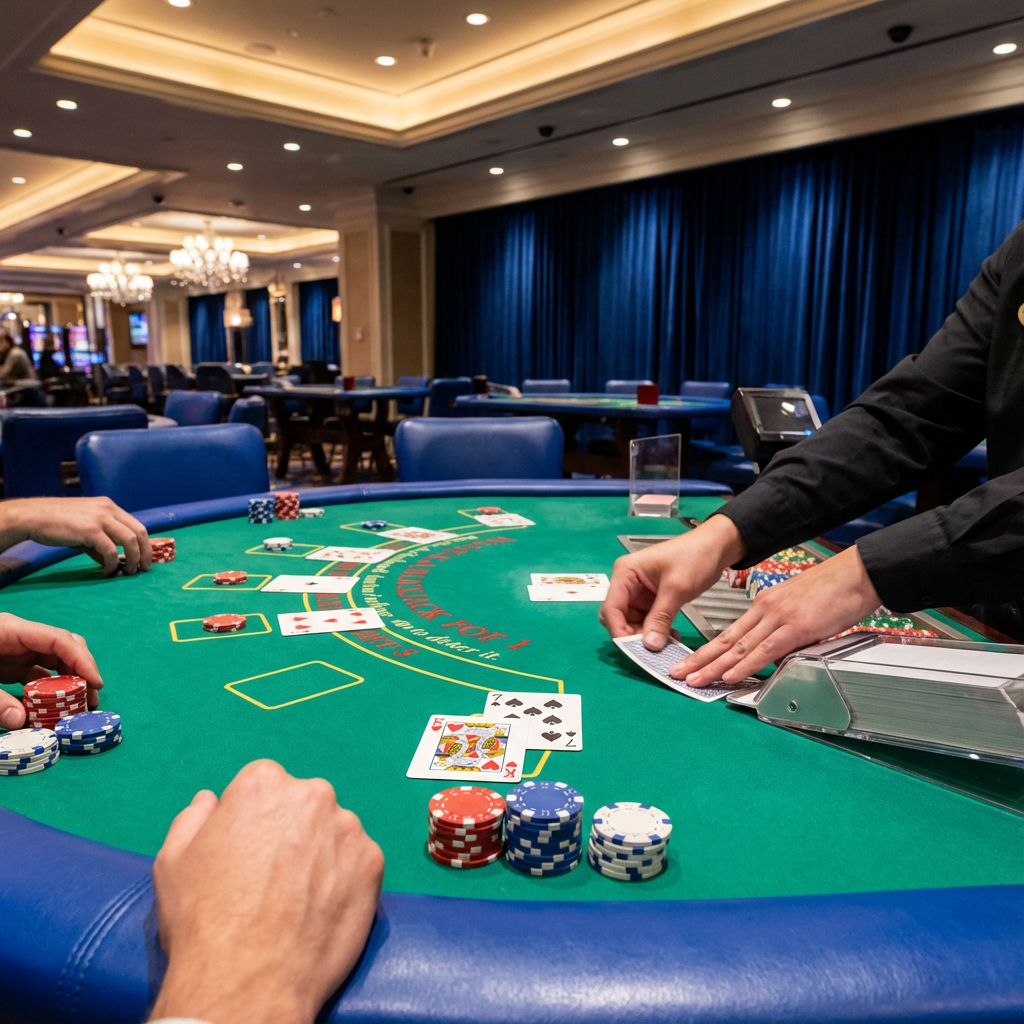 Blackjack online com dealers ao vivo