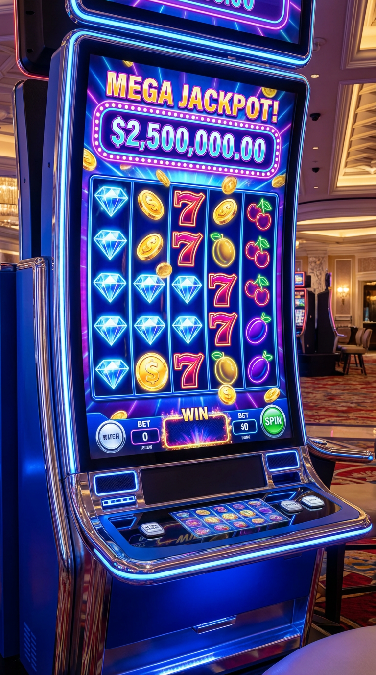 Caça-níqueis premium com jackpots milionários